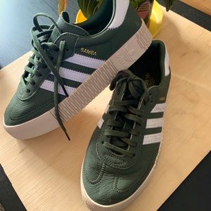Green Adidas Sambarose Sneaker